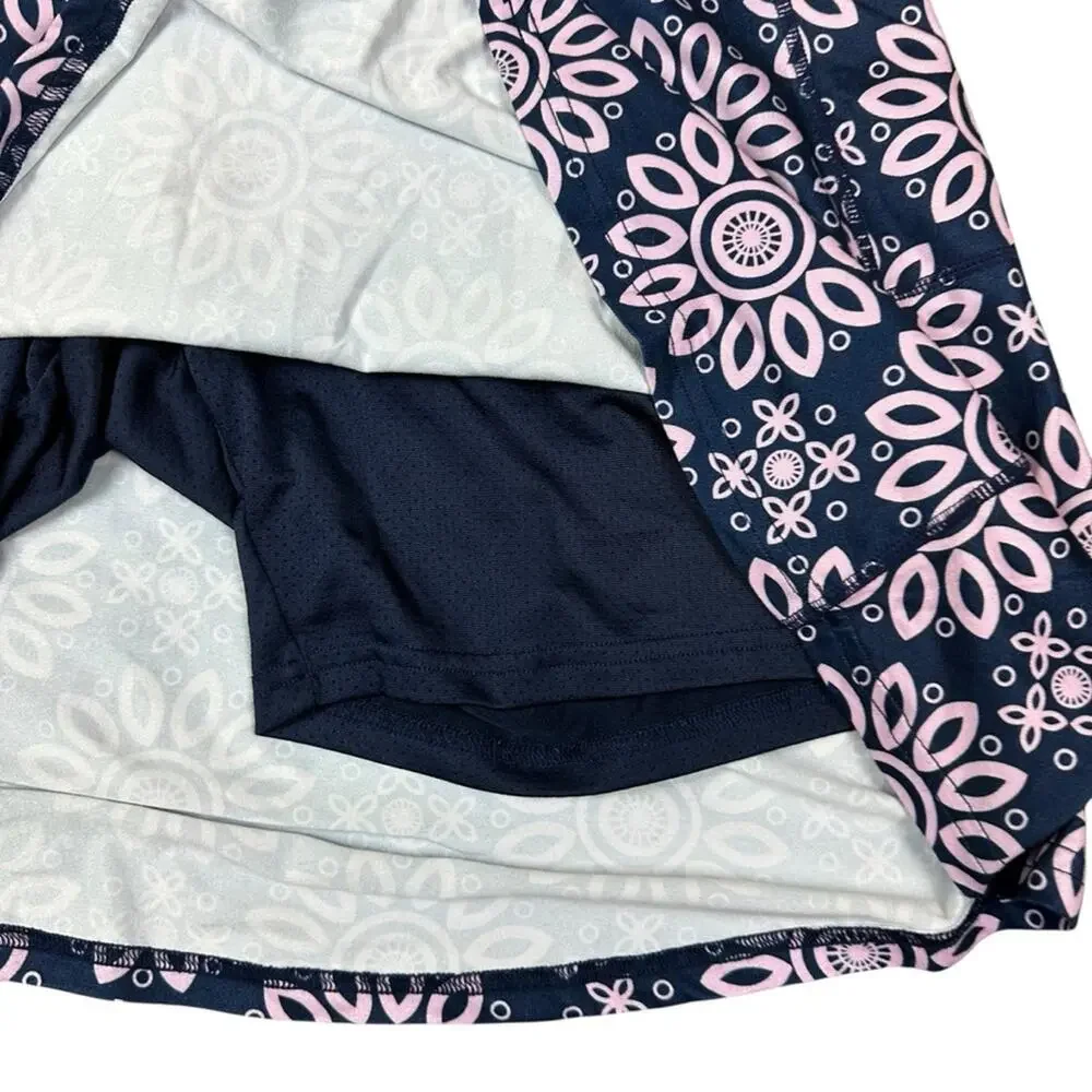 Koralhy 20 in. Golf Athletic Skort with Pockets Navy Pink Size Medium